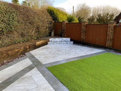 Lancing porcelain patio